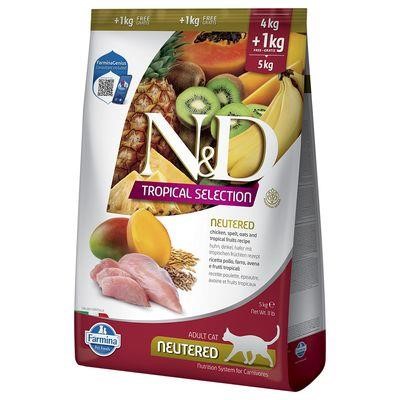 Farmina N&D Cat Tropical Selection Neutered con Pollo Crocchette gatto 5KG