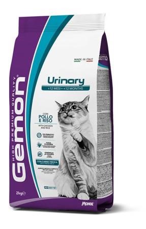 GEMON GATTO SECCO URINARY KG. 7 pollo e riso