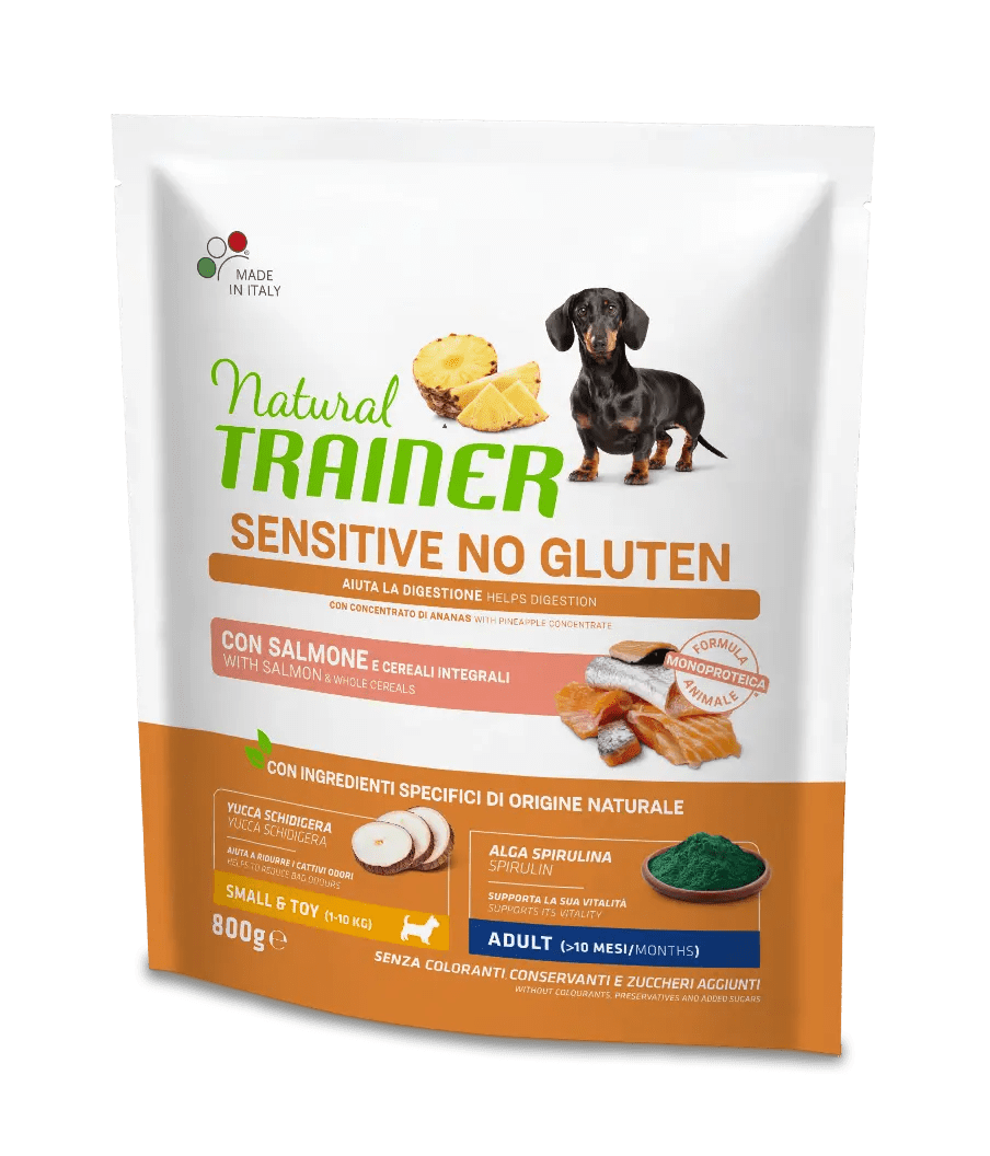 NATURAL TRAINER Mini Adult Salmone Sensitive No Gluten