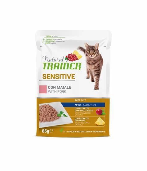 Natural Trainer Gatto Sensitive Busta 85G