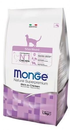 MONGE GATTO STERILISED POLLO KG.1,5