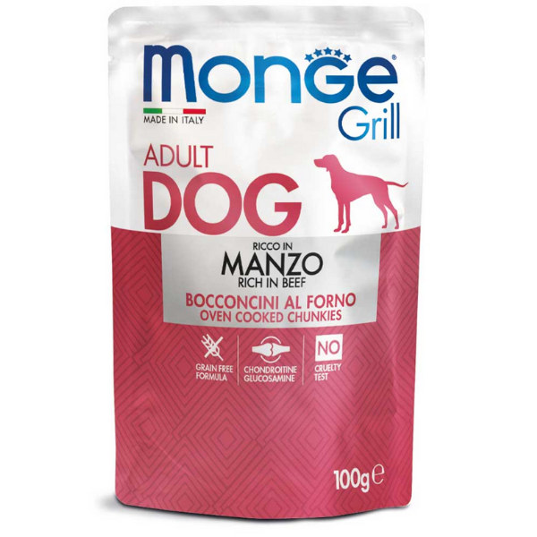 Monge Grill Adult Grain Free bocconcini 100 gr