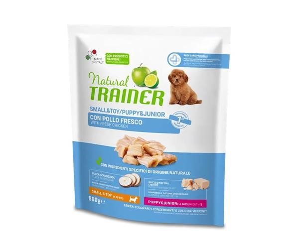 Trainer dog natural small&toy puppy&junior pollo