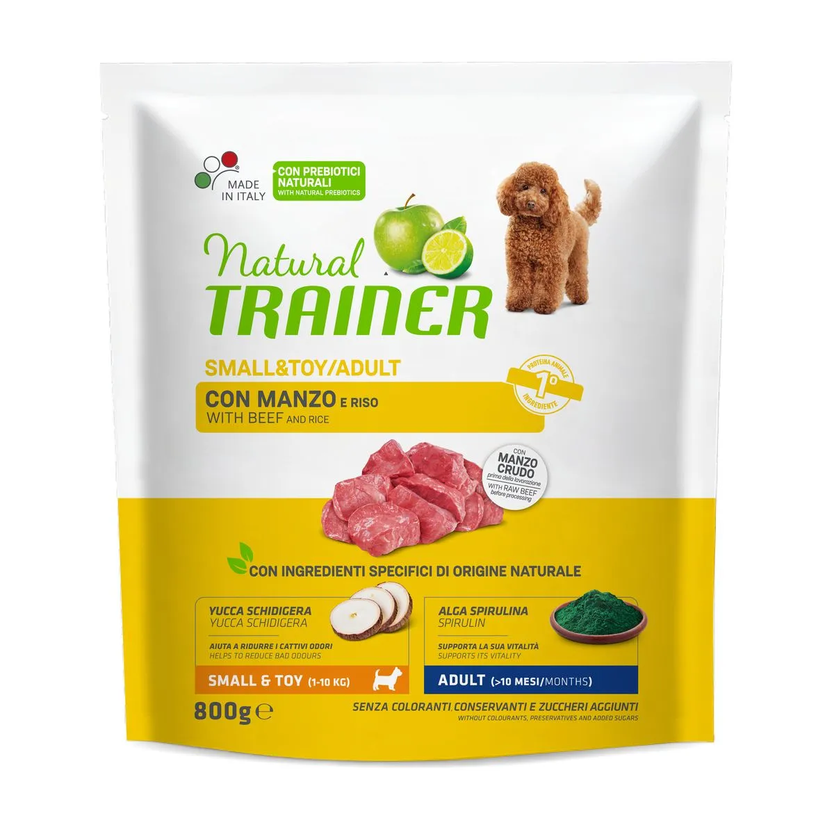 Natural Trainer Adult Small & Toy con Manzo