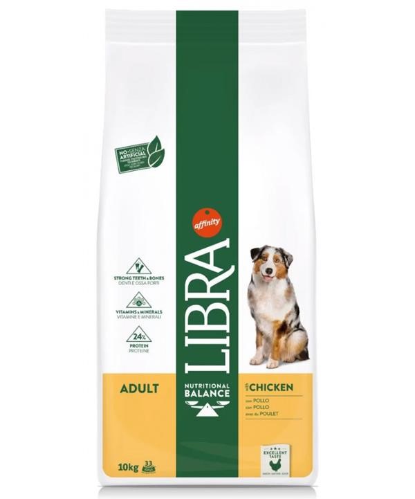 Libra per Cani Adulti con Pollo da 10 kg+2KG OMAGGIO