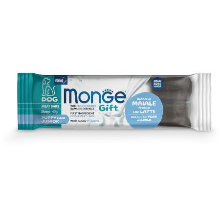 Monge Gift Meat Bars puppy/junior (maiale e latte) 40GR