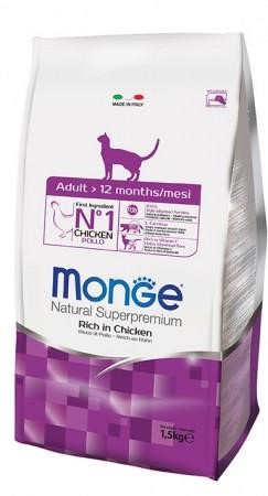 MONGE GATTO ADULT POLLO KG.1,5