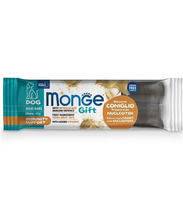 Monge - Gift Dog - Meat Bars - Immunity Support - 40gr