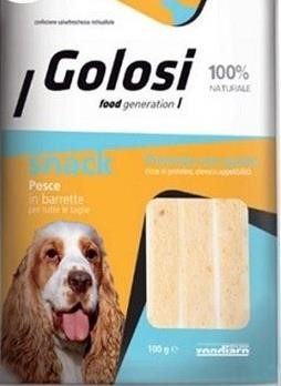 Golosi Snack Pesce in Barrette 100gr