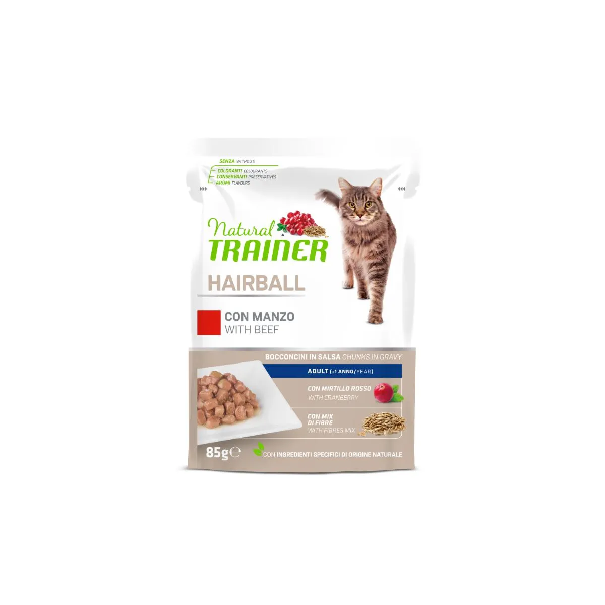 Natural Trainer Hairball Cat Busta 85GR