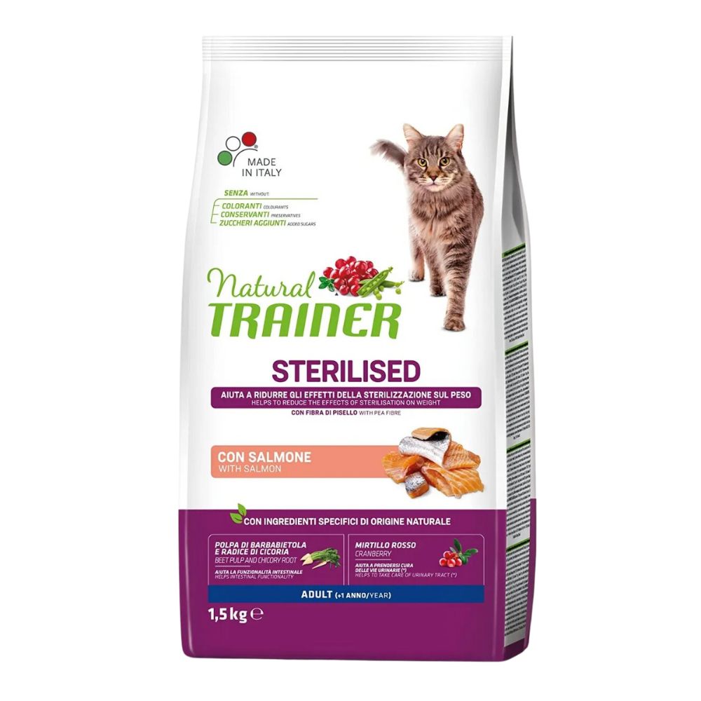 NATURAL TRAINER Sterilizzato Salmone 1.5kg