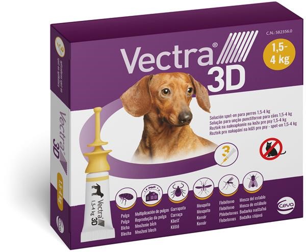 Vectra 3D Cane Dai 1,5 ai 4 Kg