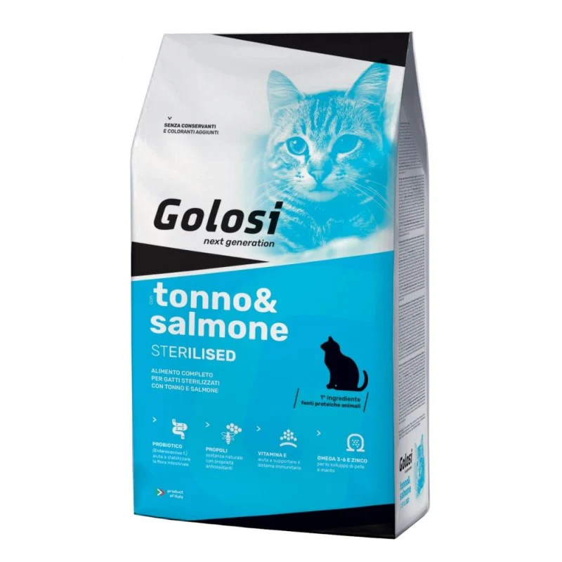 Golosi Cat Sterilised Tonno e Salmone 1.5kg