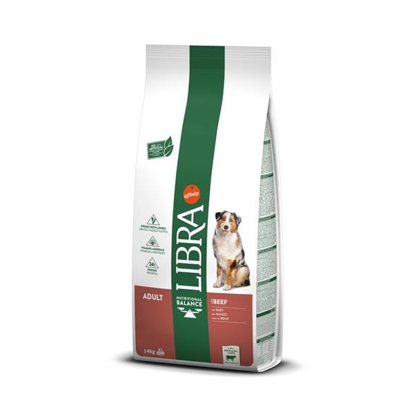 LIBRA DOG AD. BEEF 12 KG 2KG Gratis