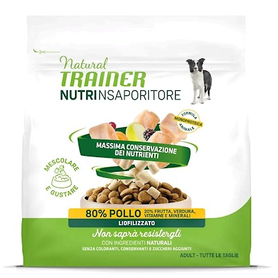 TRAINER NATURAL SNACK NUTRISAPORITORE 120 G CON 80% POLLO - 1PZ