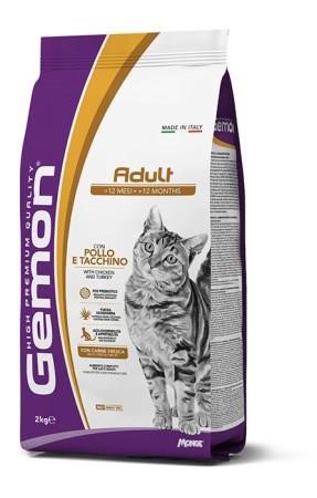 GEMON GATTO SECCO ADULT KG. 7 pollo e tacchino