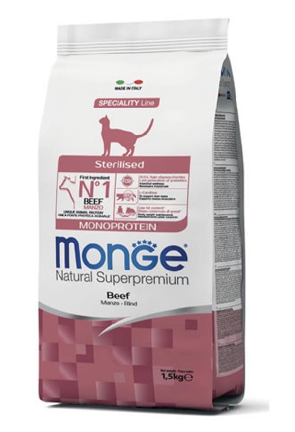 Monge Cat Sterilised Monoproteico 1,5 Kg