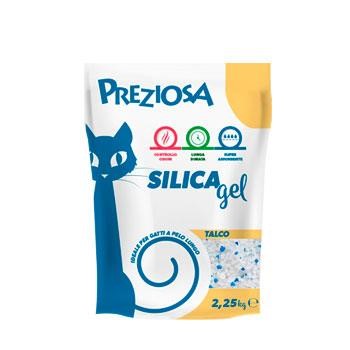 PREZIOSA SILICA GEL LETTIERA PROFUMATA TALCO 2,25 KG